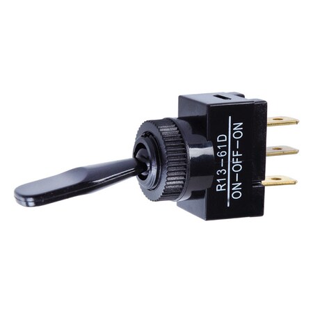 Jandorf 20 amps Single Pole Toggle Automotive/Marine Switch Black 1 pk 61117